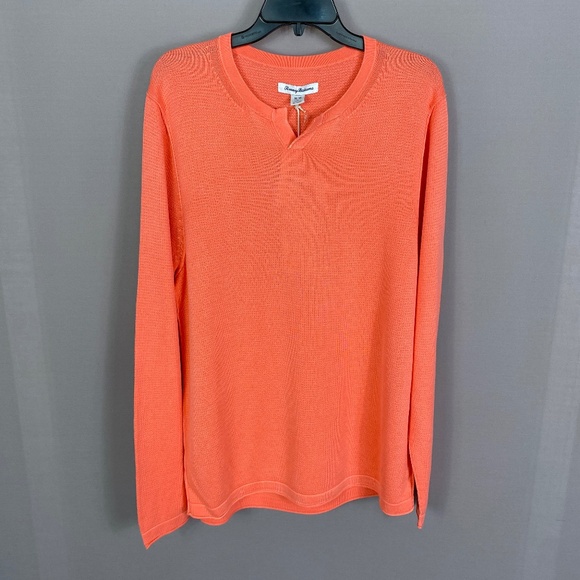 Tommy Bahama South Shore Abaco Sweater in Guava Ice Size Medium - Picture 3 of 11